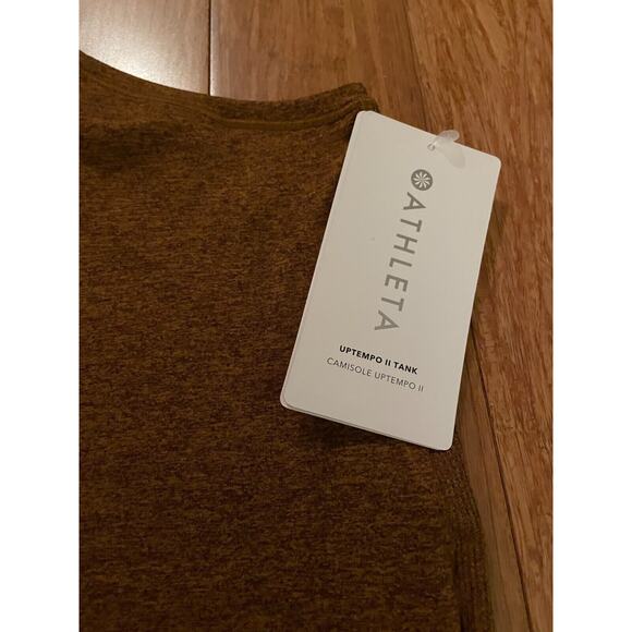 ATHLETA UPTEMPO ll TANK MAHOGANY HEATHER SIZE 2X NWT PILATES YOGA ATHLEISURE $55 - Picture 3 of 5